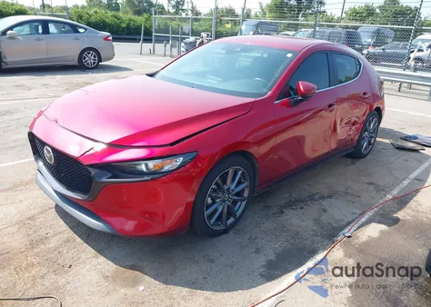 2019 Mazda Mazda3 Preferred Package z USA, uszkodzony, nr VIN JM1BPAMM2K1135386